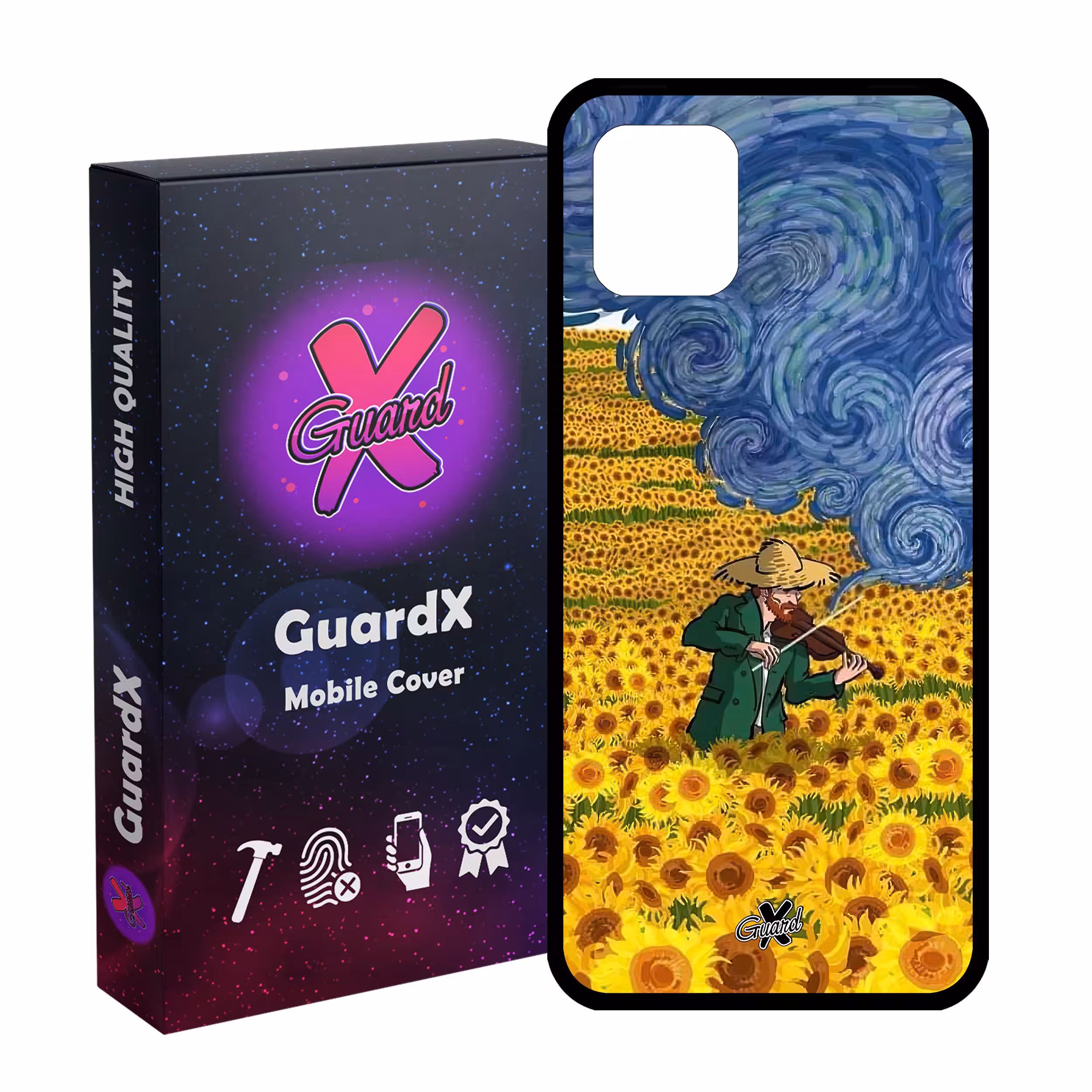 کاور گارد ایکس طرح Art مدل Glass10580 مناسب برای گوشی موبایل سامسونگ Galaxy Note 10 Lite / A81