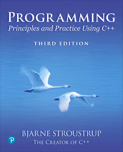 خرید و دانلود نسخه کامل کتاب Programming: Principles and Practice Using C