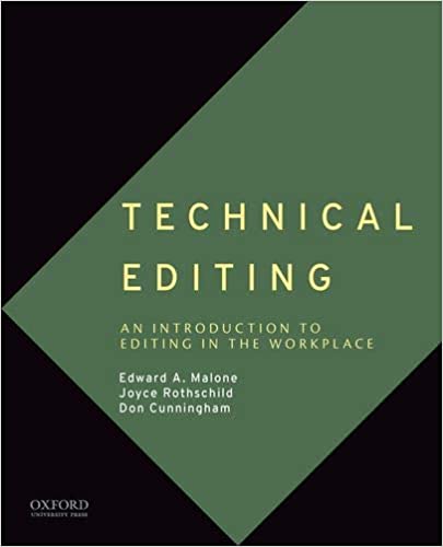 خرید و دانلود نسخه کامل کتاب Technical Editing: An Introduction to Editing in the Workplace [2020] -   Pdf