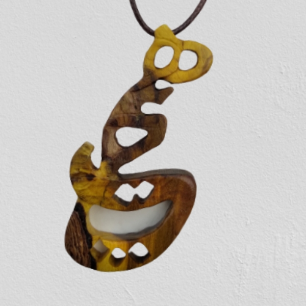 گردنبند مدل چوبی