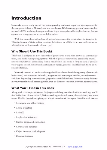 خرید و دانلود نسخه کامل کتاب Dictionary of Networking