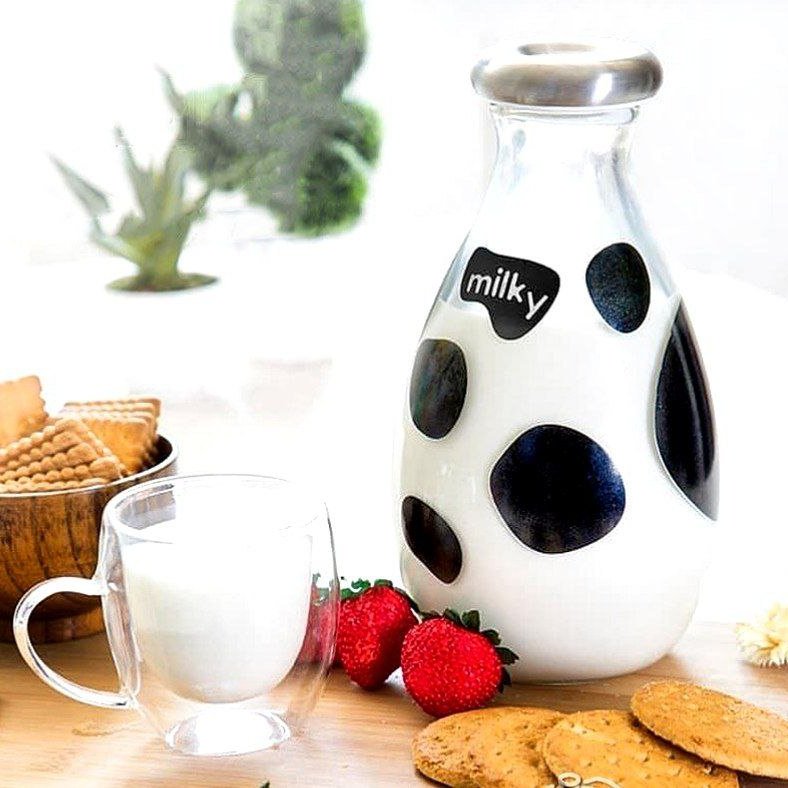 ظرف شیر شیشه ای کامبوجی