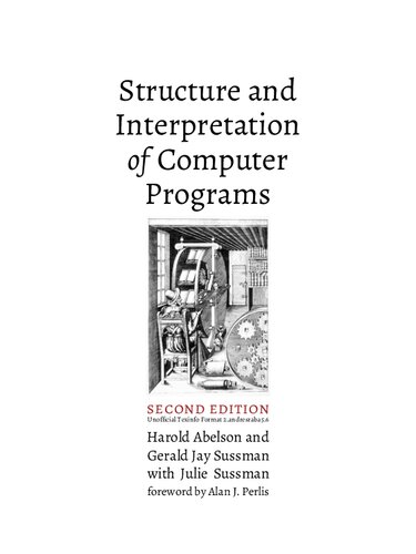 خرید و دانلود نسخه کامل کتاب Structure and Interpretation of Computer Programs (Beautified version)