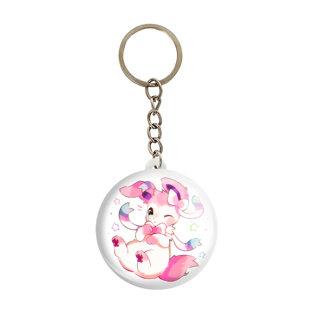 جاکلیدی خندالو مدل سیلوئون انیمه پوکمون کد 17361