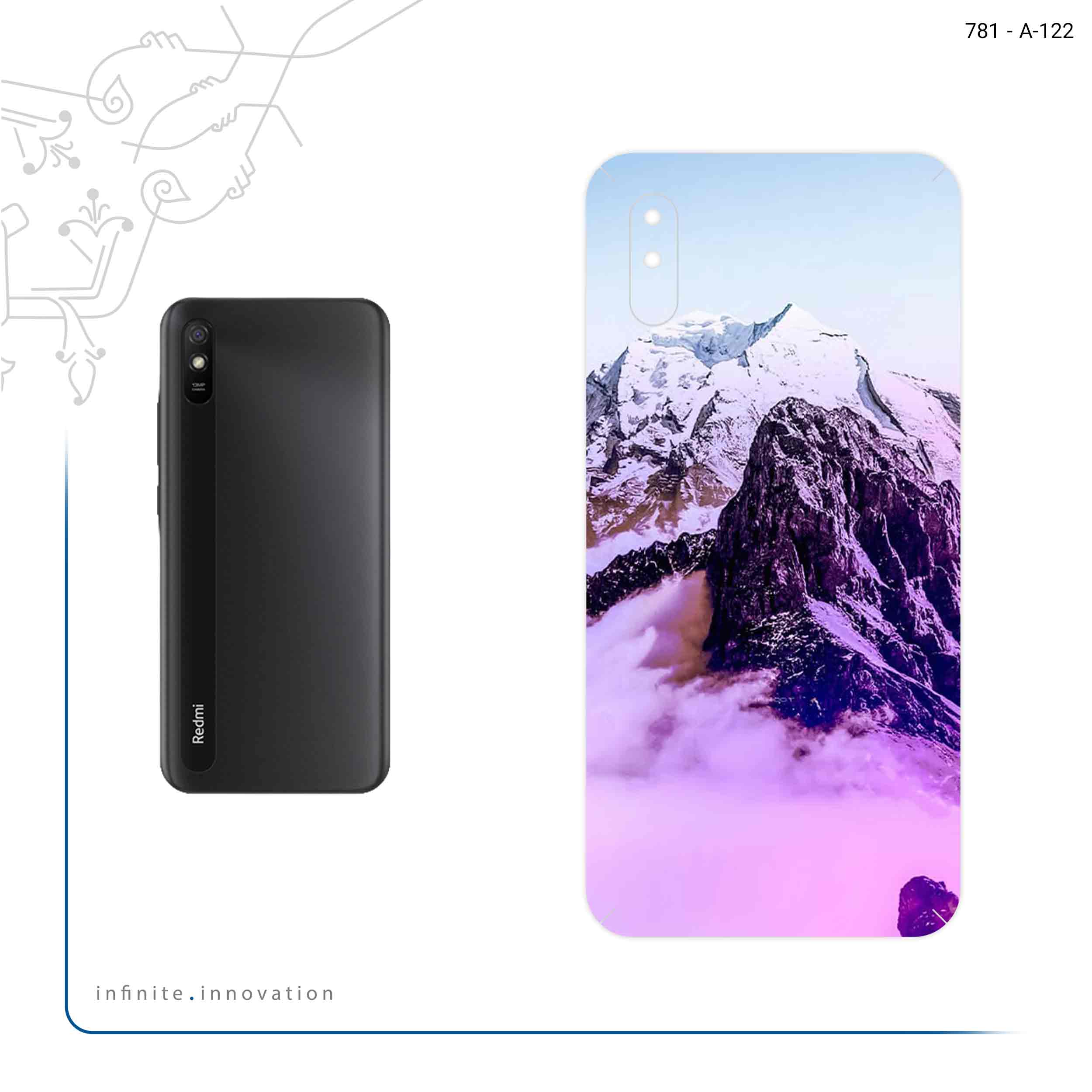 برچسب پوششی ماهوت مدل Mountaintop مناسب برای گوشی موبایل شیائومی Redmi 9i Sport