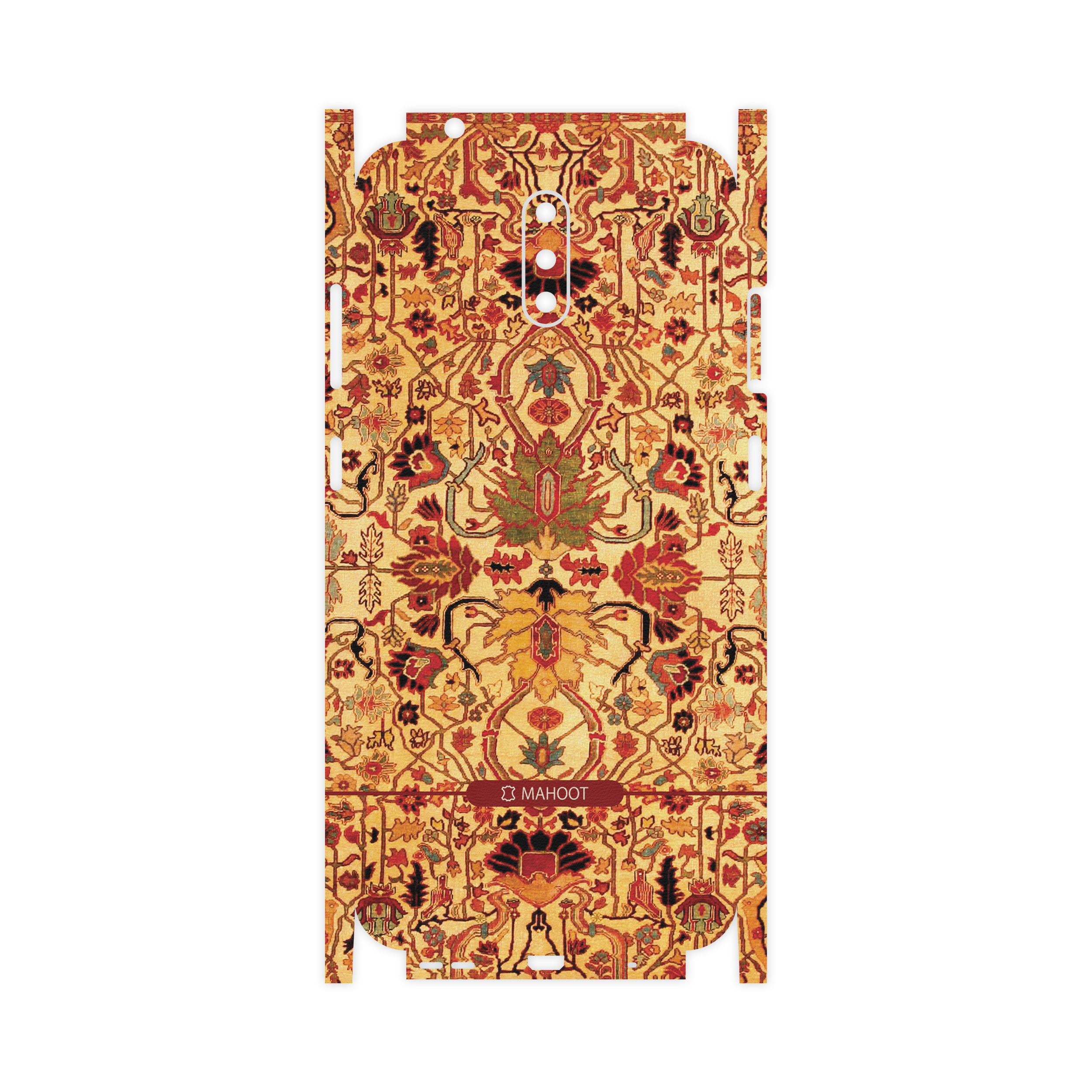 برچسب پوششی ماهوت مدل Persian-Carpet-Yellow-FullSkin مناسب برای گوشی موبایل نوکیا 2.3