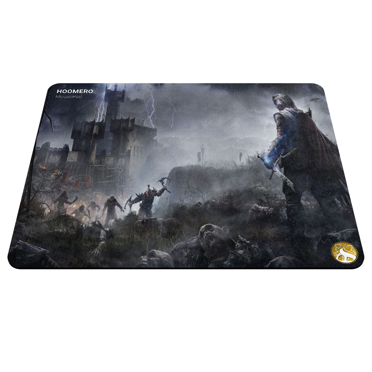 ماوس پد هومرو مدل A6995 طرح بازی shadow of mordor middle earth