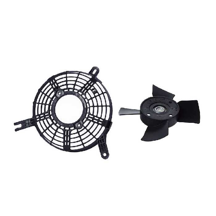 پروانه فن کولر یدک چی کد SANDEN 72123-130 مناسب برای پراید مجموعه 2 عددی