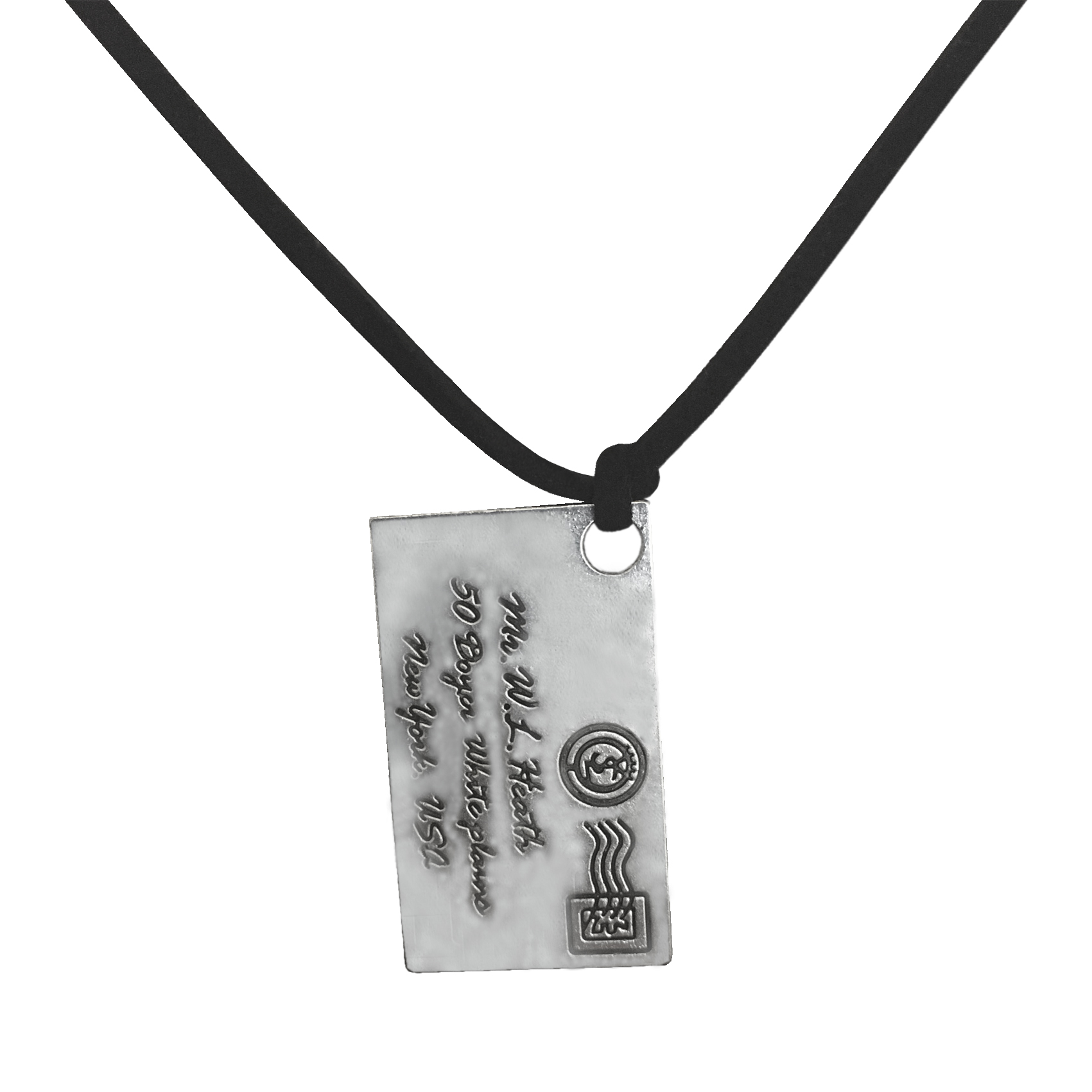 گردنبند مدل پاکت نامه کد 8080