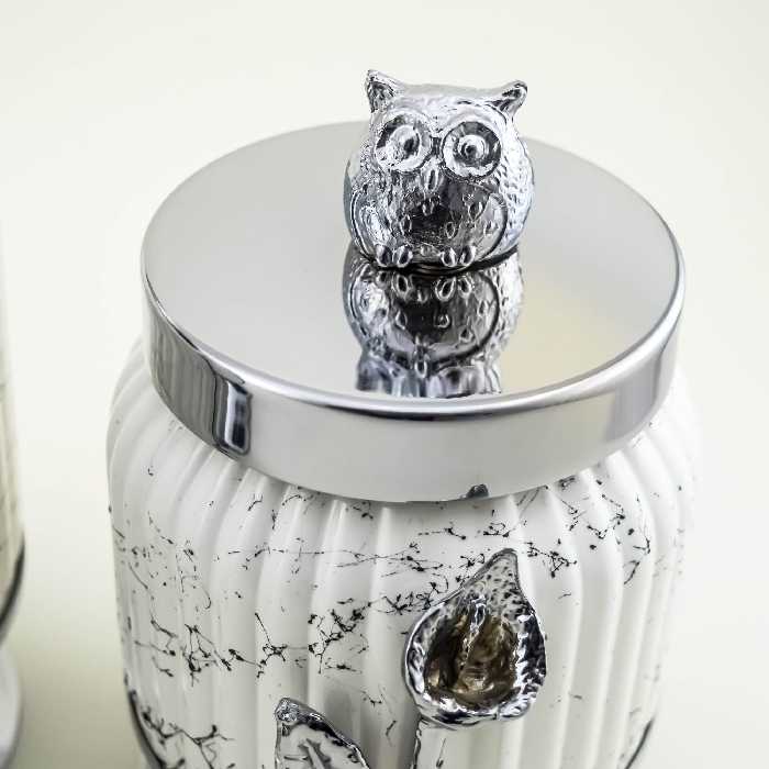 بانکه مدل کندی شیاردار کد PR02 مجموعه 3 عددی 