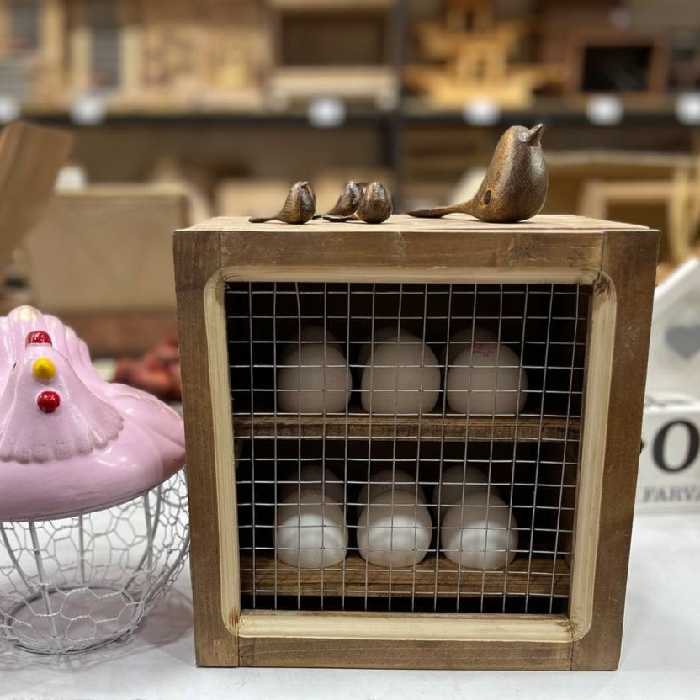 جاتخم مرغی چوبی