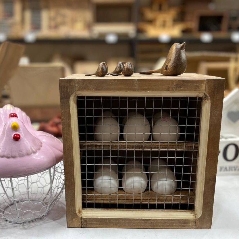 جاتخم مرغی چوبی