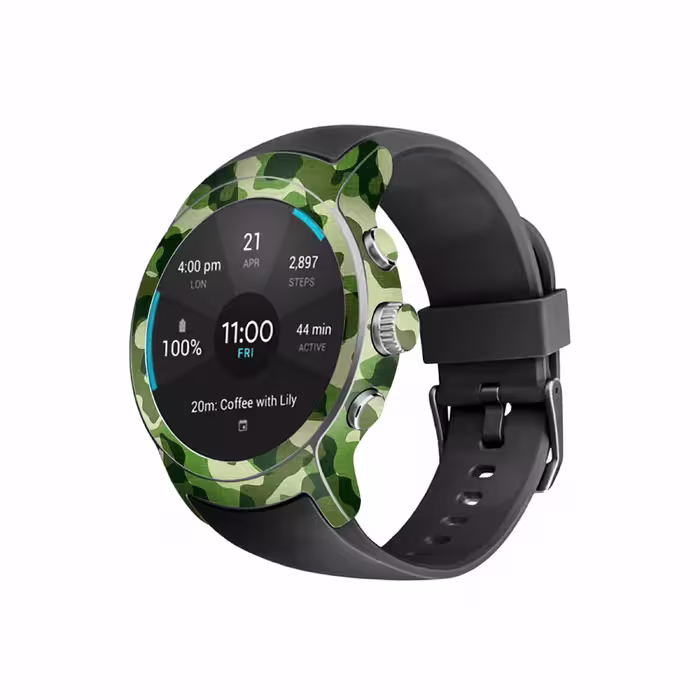 برچسب ماهوت طرح Army Green 2 مناسب برای ساعت هوشمند ال جی Watch Sport