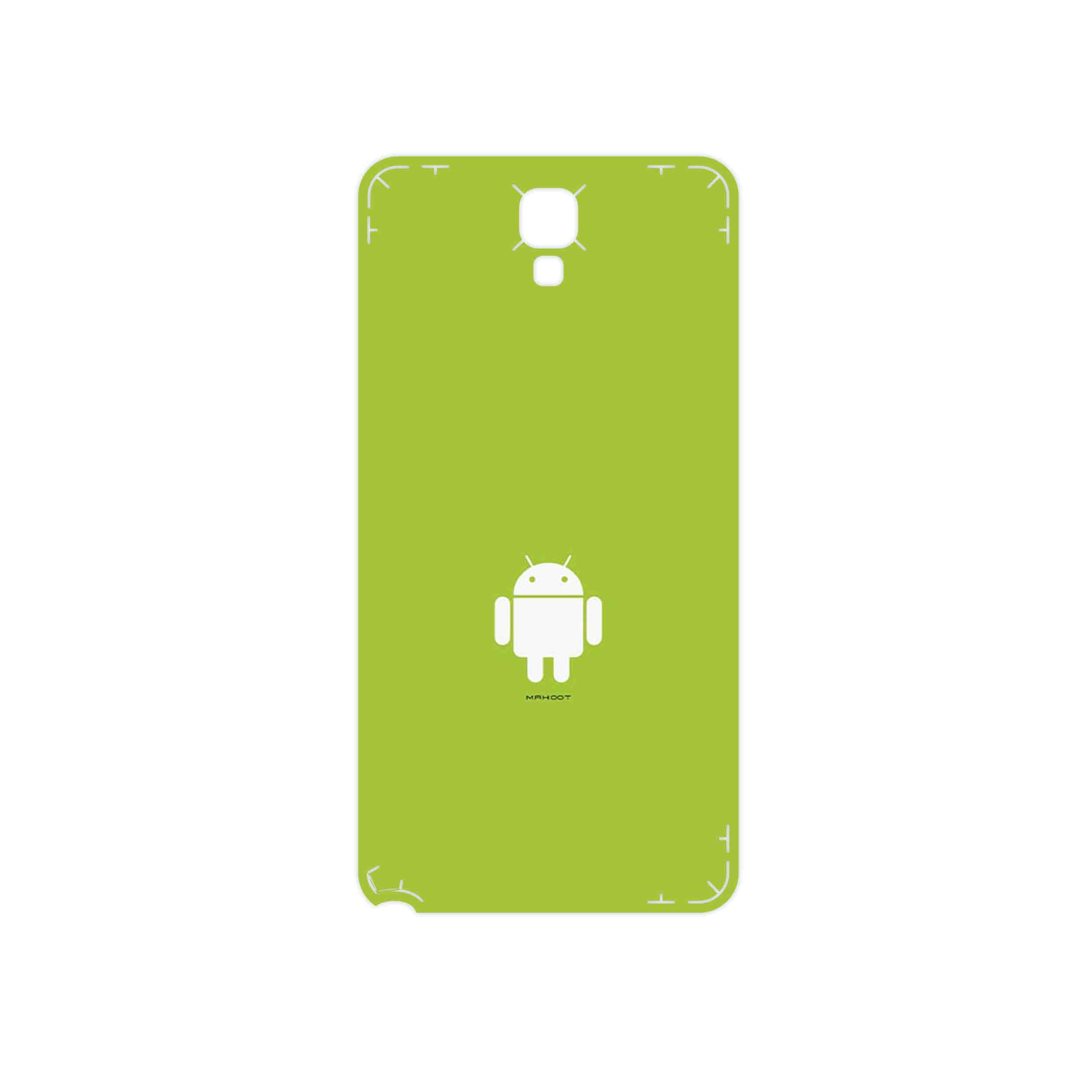 برچسب پوششی ماهوت مدل Andorid مناسب برای گوشی موبایل سامسونگ Galaxy Note 3 Neo