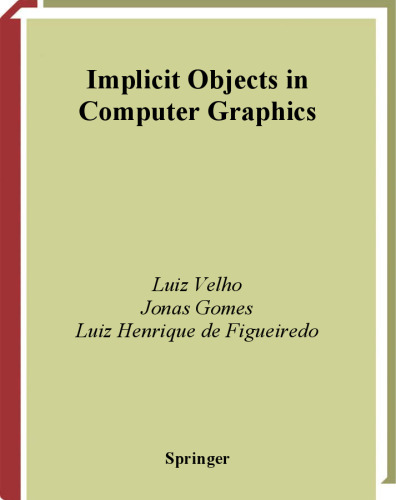خرید و دانلود نسخه کامل کتاب Implicit objects in computer graphics