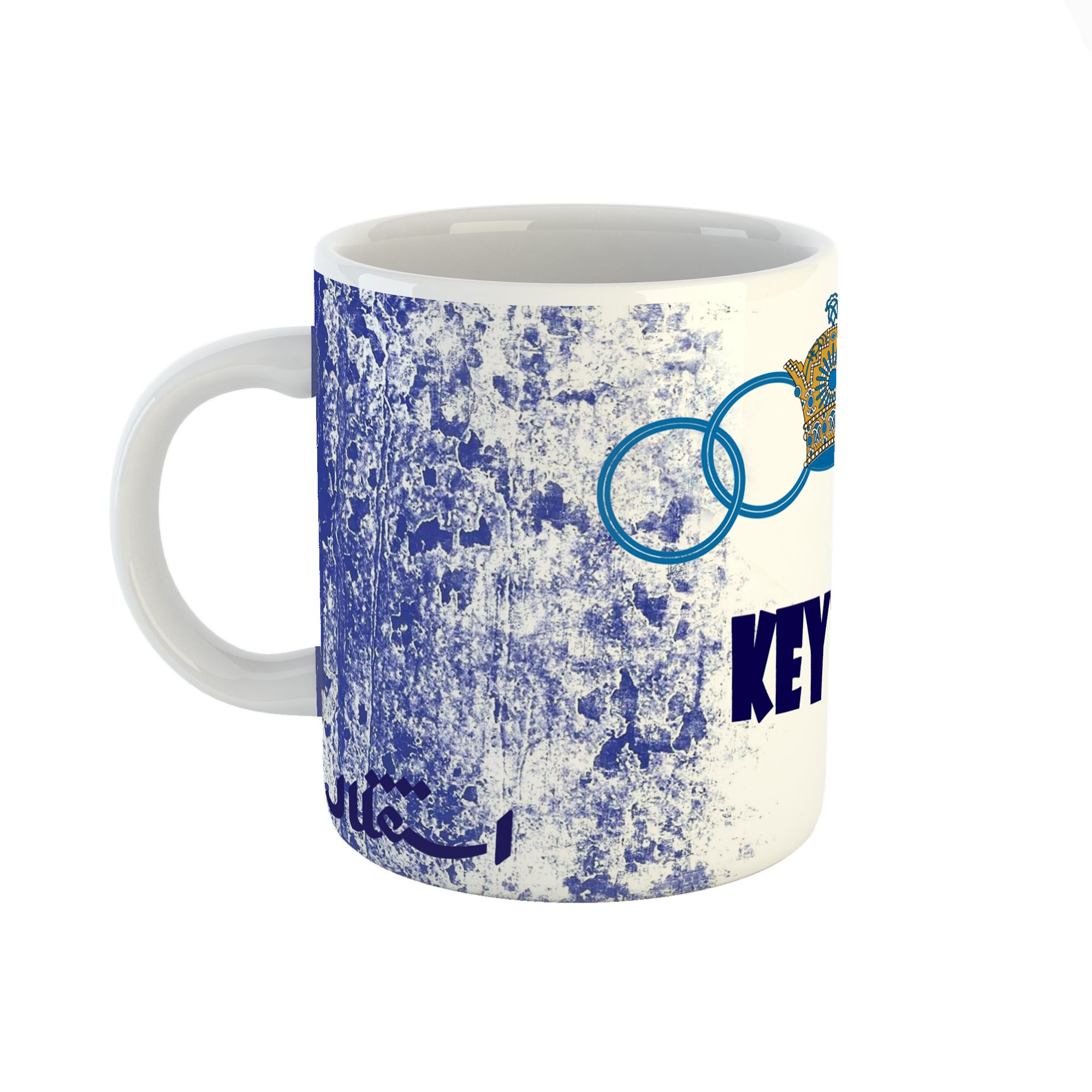 ماگ طرح اسم کیوان مدل تیم استقلال کد 495