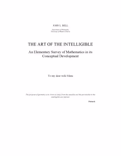 خرید و دانلود نسخه کامل کتاب The art of the intelligible.An elementary survey of mathematics in its conceptual development