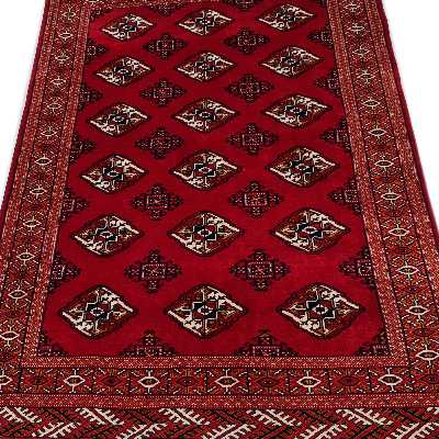 فرش دستبافت دو نیم متری مدل ترکمن کد 1003