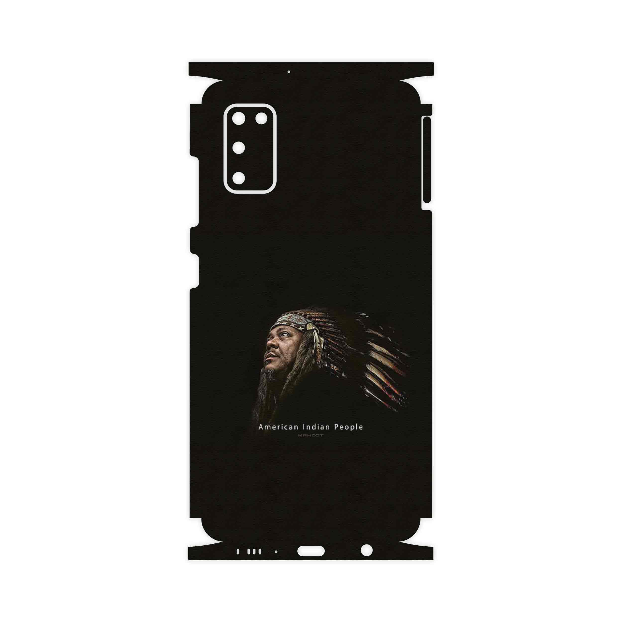 برچسب پوششی ماهوت مدل Portrait of an Indian Man-FullSkin مناسب برای گوشی موبایل سامسونگ Galaxy A41