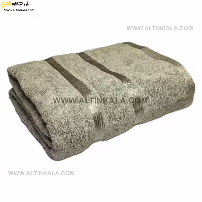 حوله حمام 100% بامبو سایز 100×160 رنگ سبز سدری