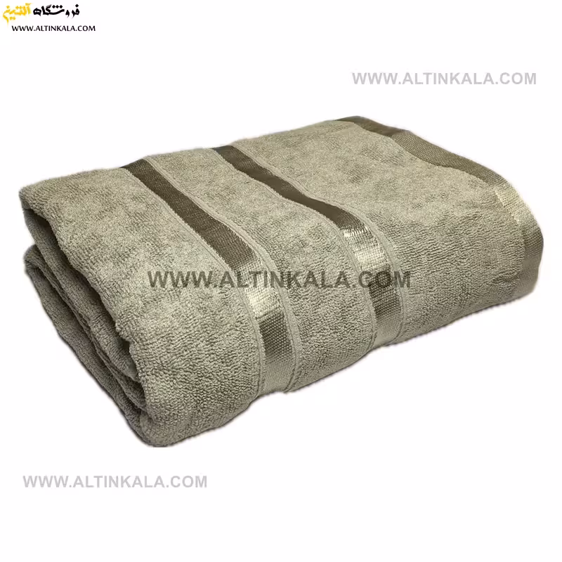 حوله حمام 100% بامبو سایز 100×160 رنگ سبز سدری