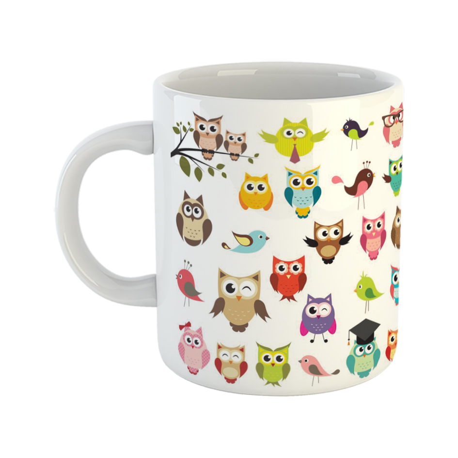 ماگ طرح جغد کد 200