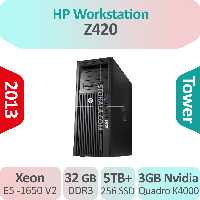 کیس HP Workstation Z420 پردازنده Xeon گرافیک Nvidia