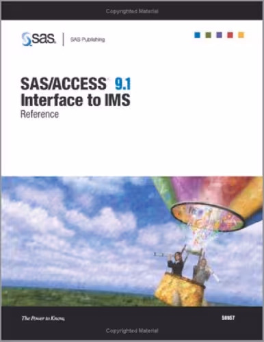 خرید و دانلود نسخه کامل کتاب SAS ACCESS 9.1 Interface to IMS: Reference