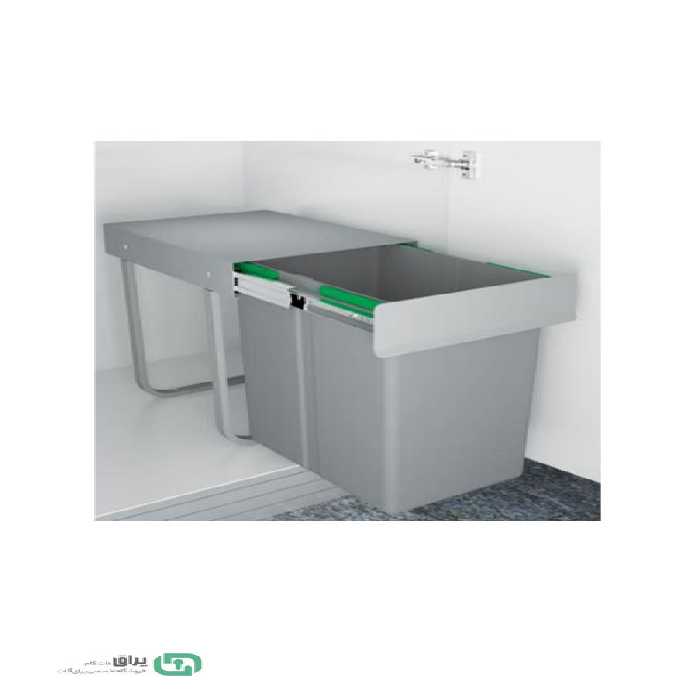 سطل زباله تک مخزن 3611 پلاتین - Platin
