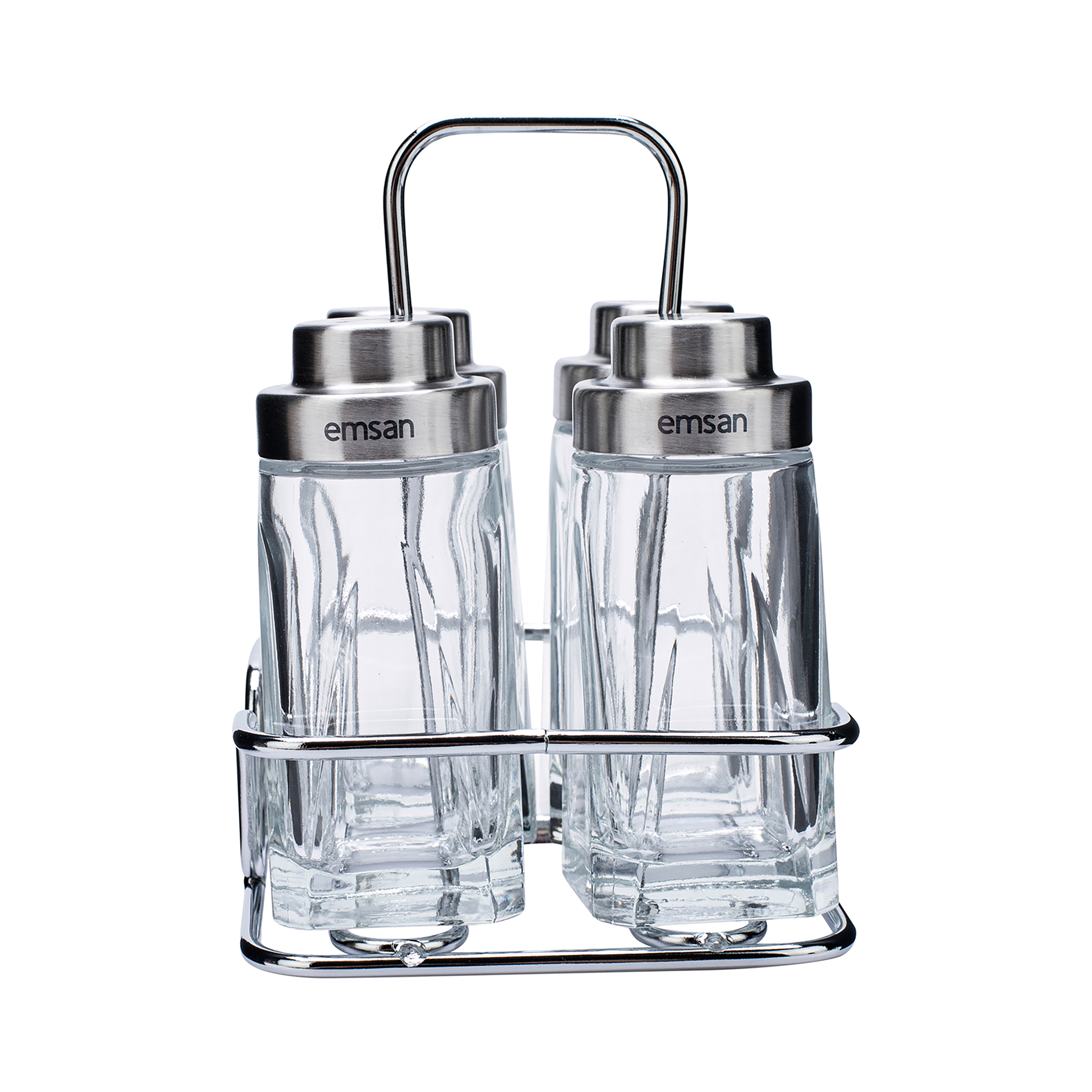 ست جا ادویه 5 پارچه امسان مدل PYRAMID