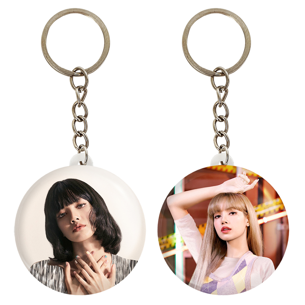 جاکلیدی خندالو مدل لیسا بلک پینک کد 1424014245 مجموعه 2 عددی