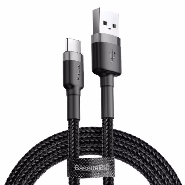 کابل تبدیل USB به USB-C باسئوس مدل Cafule طول 0.5 متر