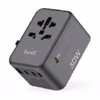 شارژر دیواری بودی 30 وات مدل AC355B30 با خروجی USB و USB-C