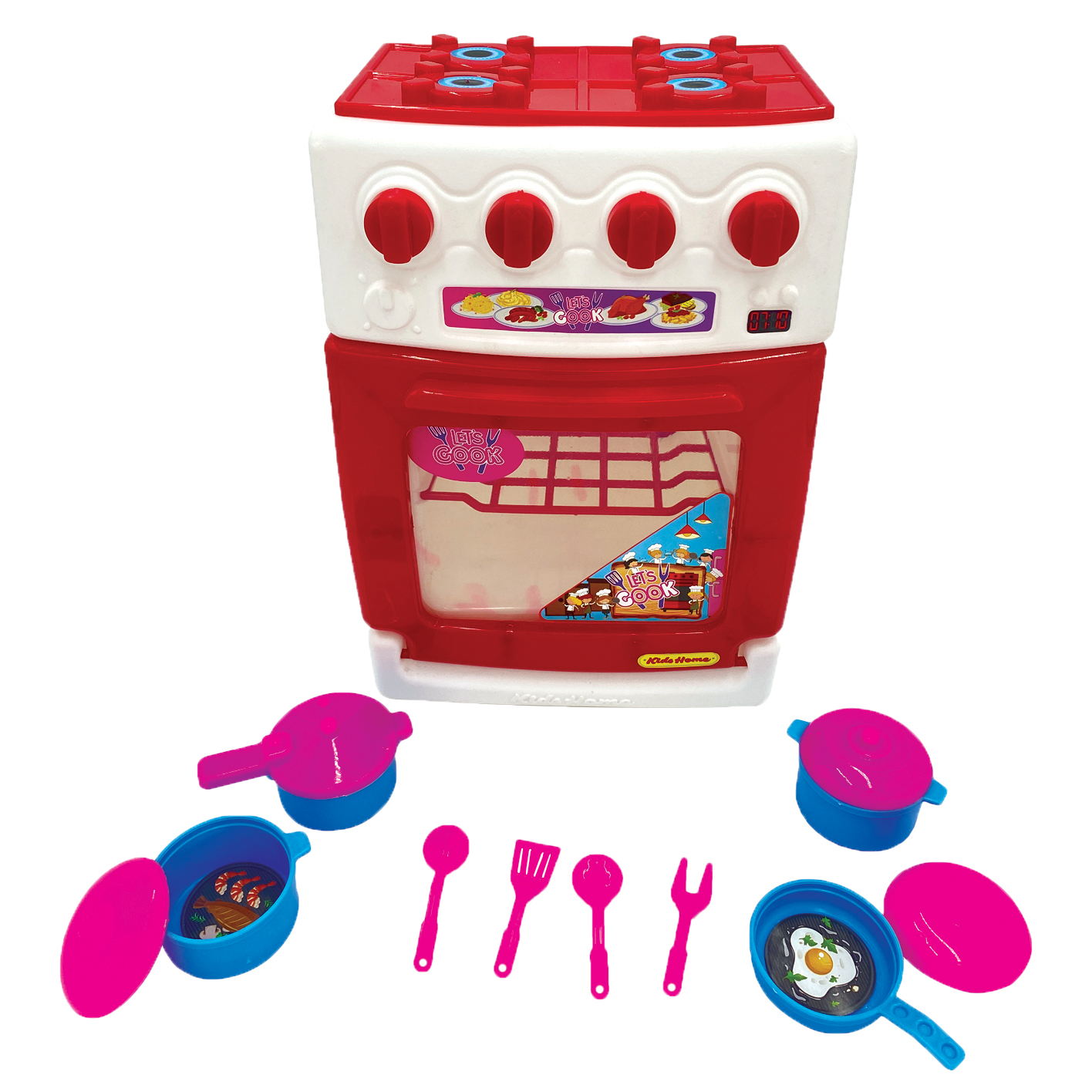 ست اسباب بازی آشپزخانه مدل اجاق گاز و فر