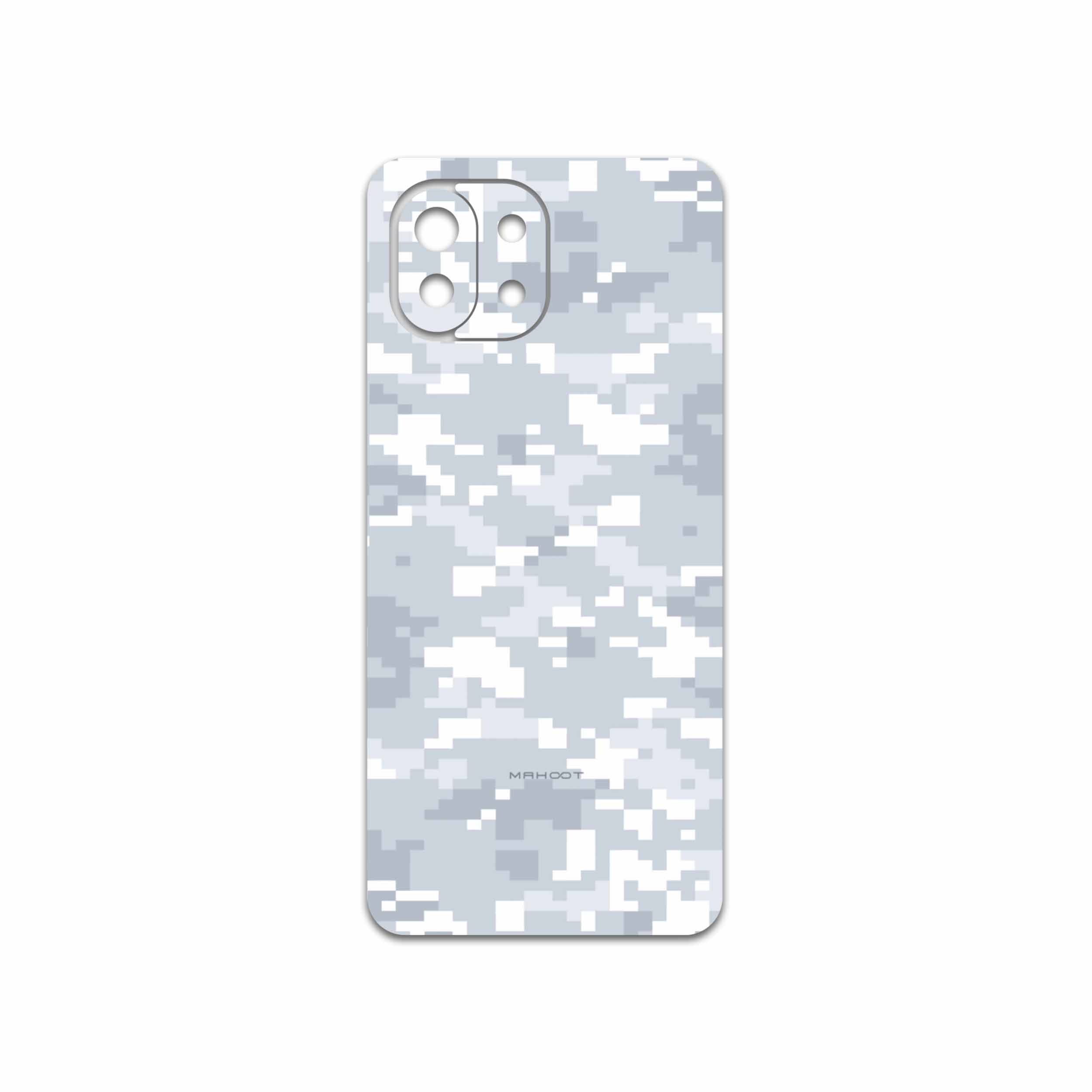 برچسب پوششی ماهوت مدل Army-Snow-Pixel مناسب برای گوشی موبایل شیائومی MI 11 LITE