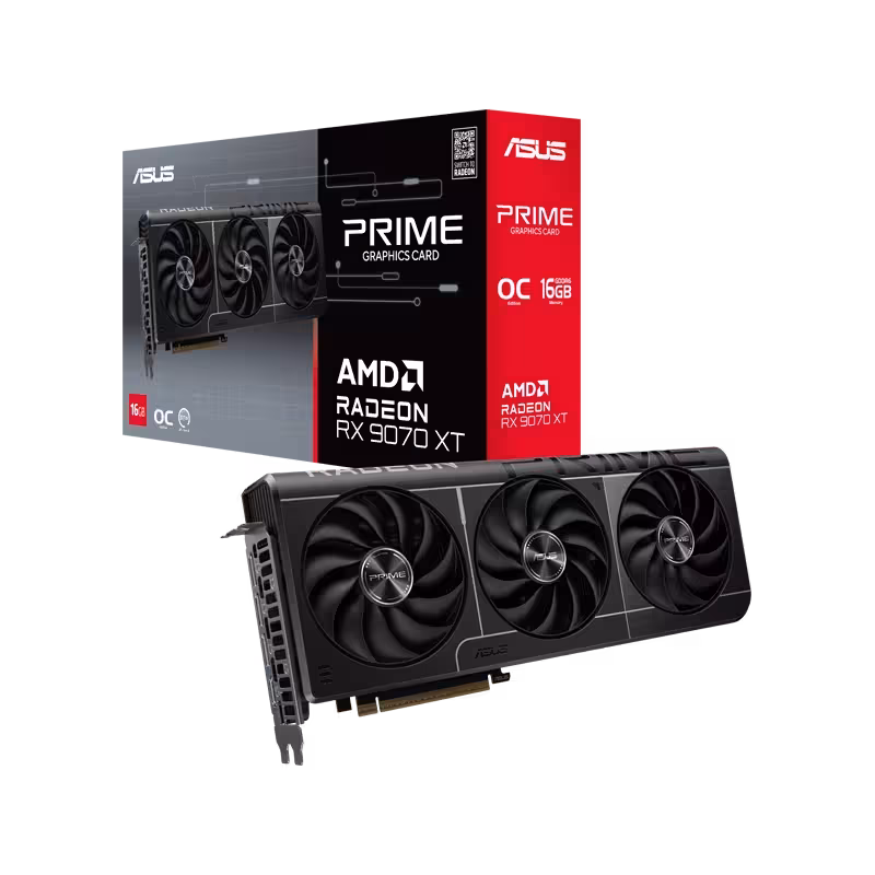 ASUS RX9070 XT OC 16GB | قدرت بی‌رقیب در معماری AMD RDNA4