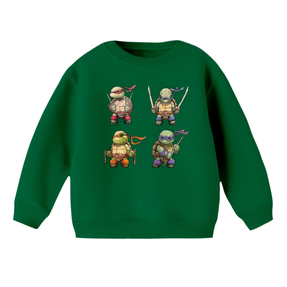 سویشرت بچگانه مدل لاکپشت های نینجا کد 2 رنگ سبز