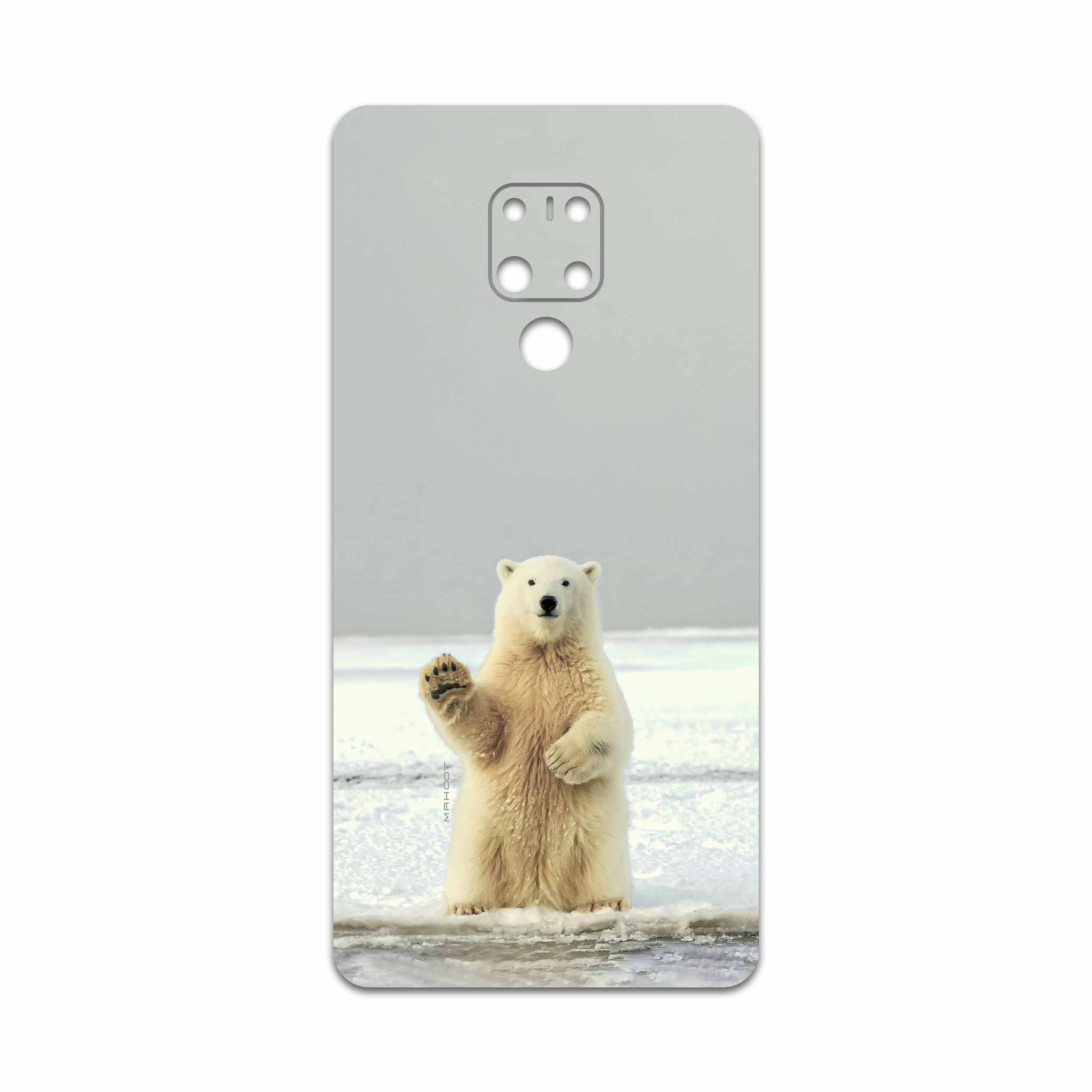برچسب پوششی ماهوت مدل Polar bear مناسب برای گوشی موبایل هوآوی Mate 20 X