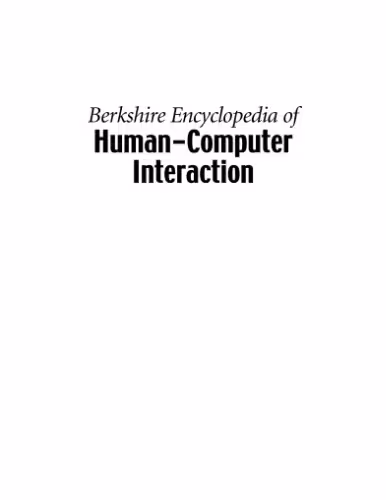 خرید و دانلود نسخه کامل کتاب Berkshire Encyclopedia of Human-Computer Interaction (2 Volume Set)