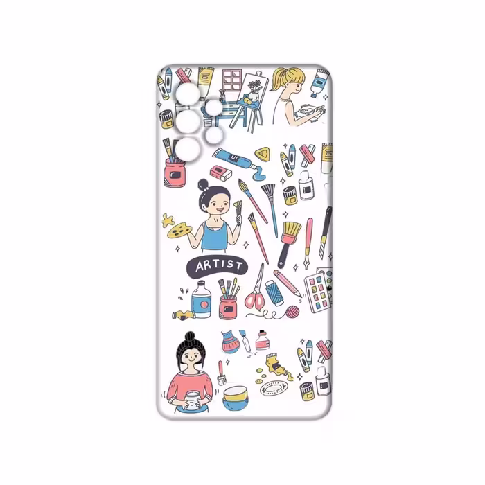 کاور مدل هنرمند کد 027 مناسب برای گوشی موبایل سامسونگ galaxy A13 4G 
