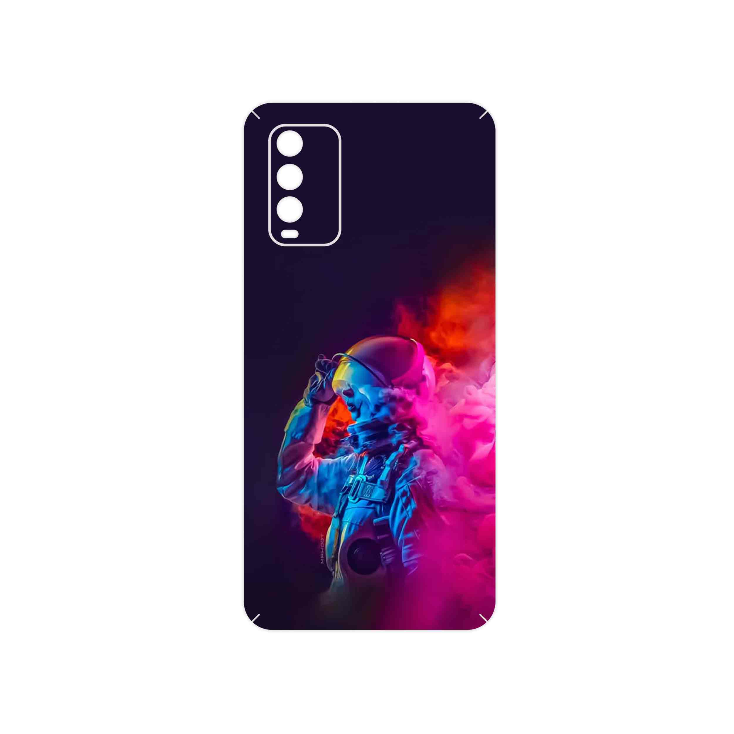 برچسب پوششی ماهوت مدل Smoke Rainbow Digital Art 1 مناسب برای گوشی موبایل شیائومی Redmi Note 9 4G