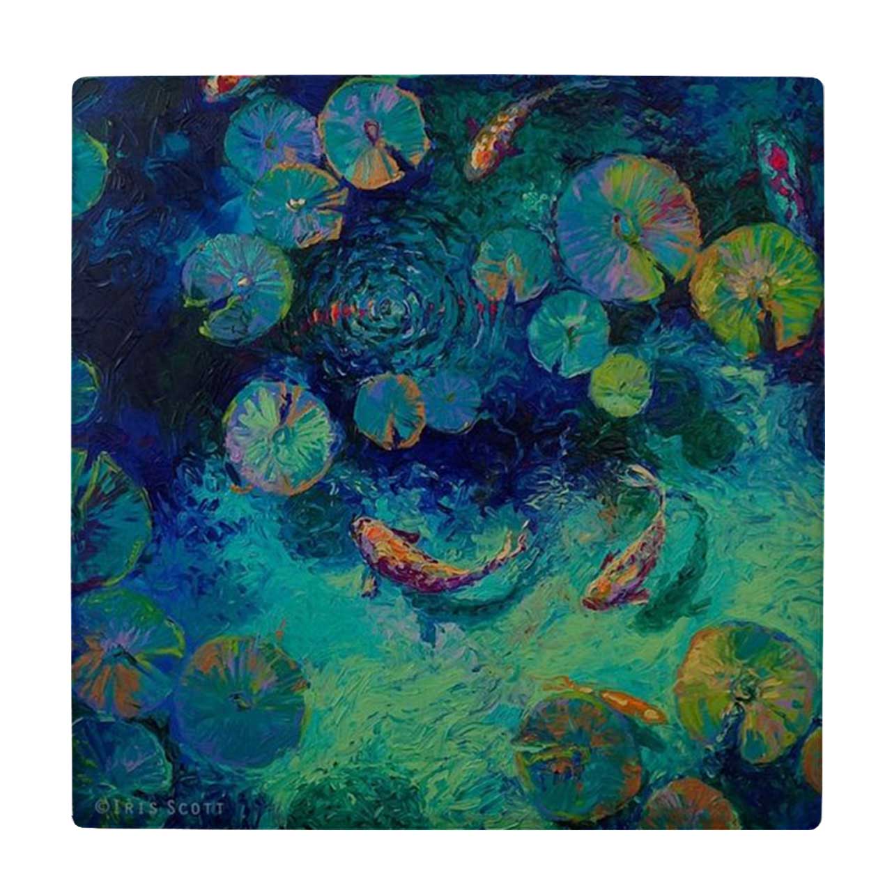  زیر لیوانی طرح برکه ماهی کد    3413226_964