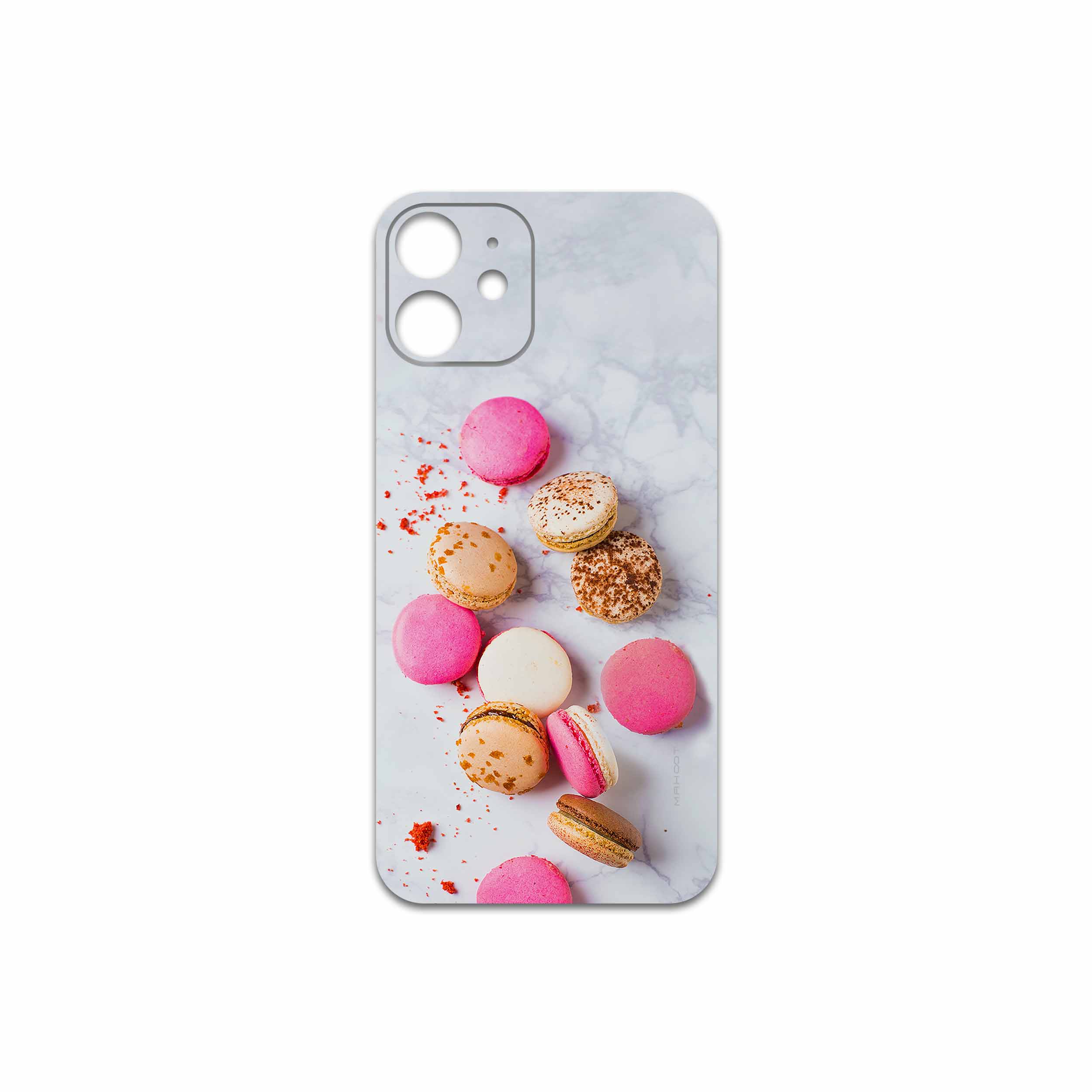 برچسب پوششی ماهوت مدل Macaron cookie مناسب برای گوشی موبایل اپل iPhone 12 mini