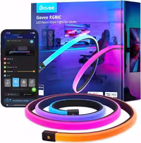 خرید ریسه مخصوص میز Govee RGBIC Neon Rope Lights for Desks 3M H61C3 با بهترین قیمت
