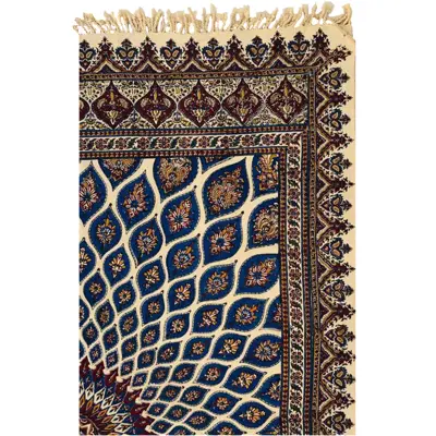 روميزي قلمكار عطريان طرح گنبدشيخ لطف اله كد G409