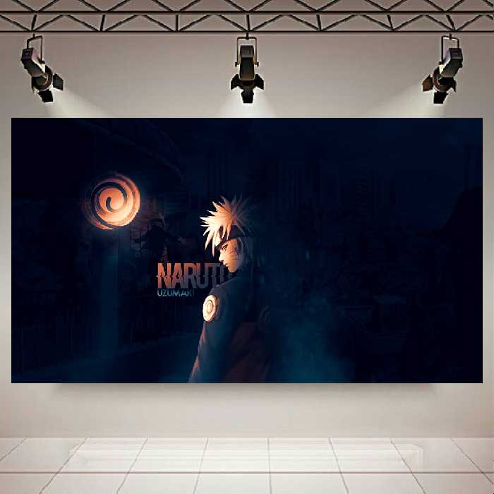 تابلو بوم طرح انیمه ناروتو مدل Naruto Uzumaki کد AR3033