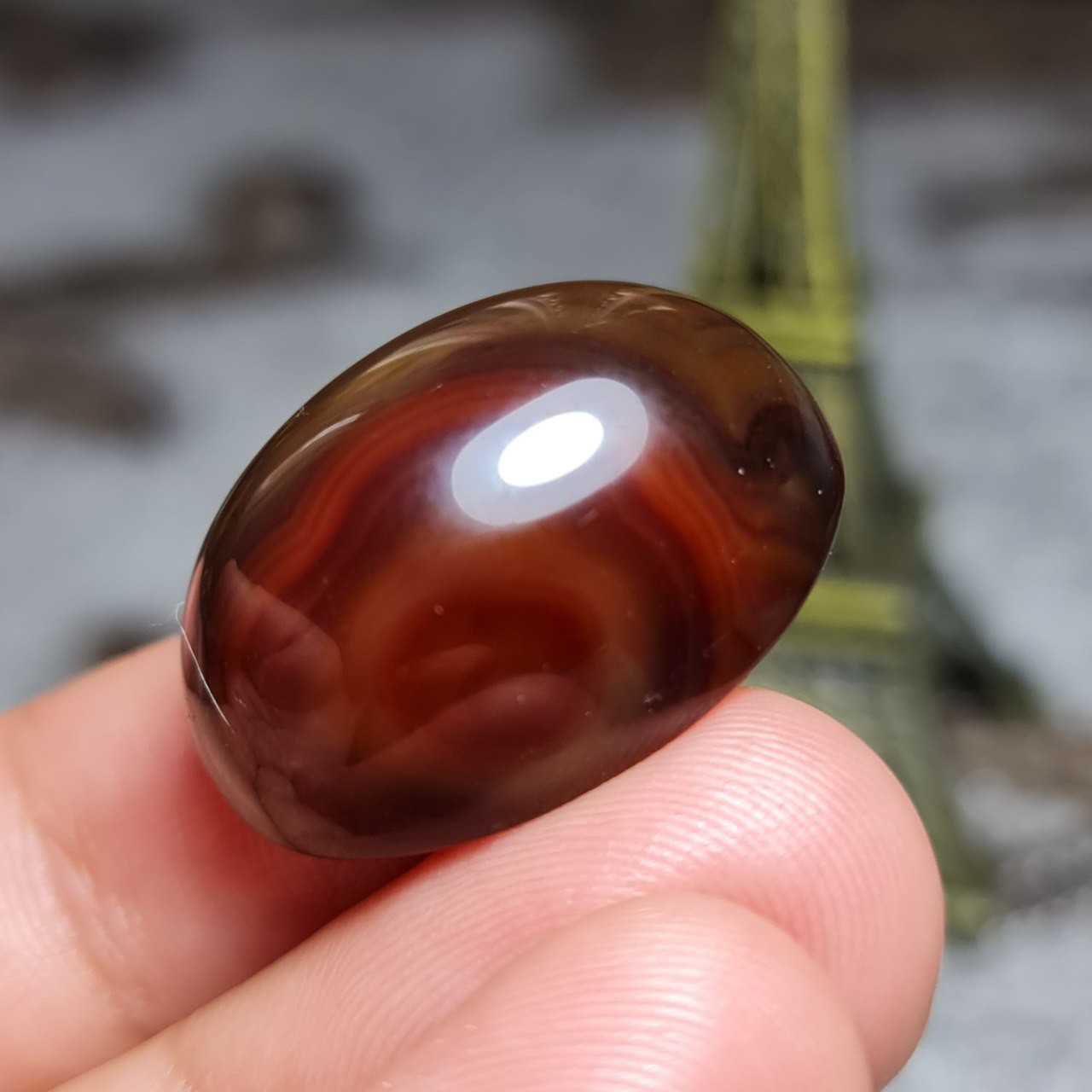  نگین فوق العاده زیبای سنگ عقیق بسیار خاص اصل معدنی
کد 24701