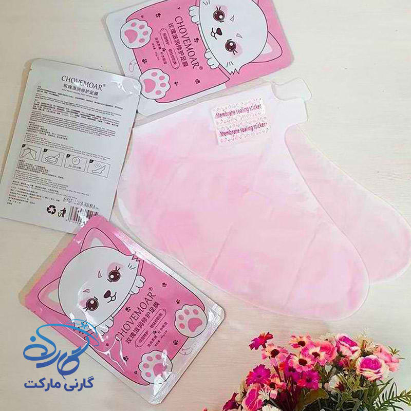 ماسک ورقه ای پا مدل گربه ای