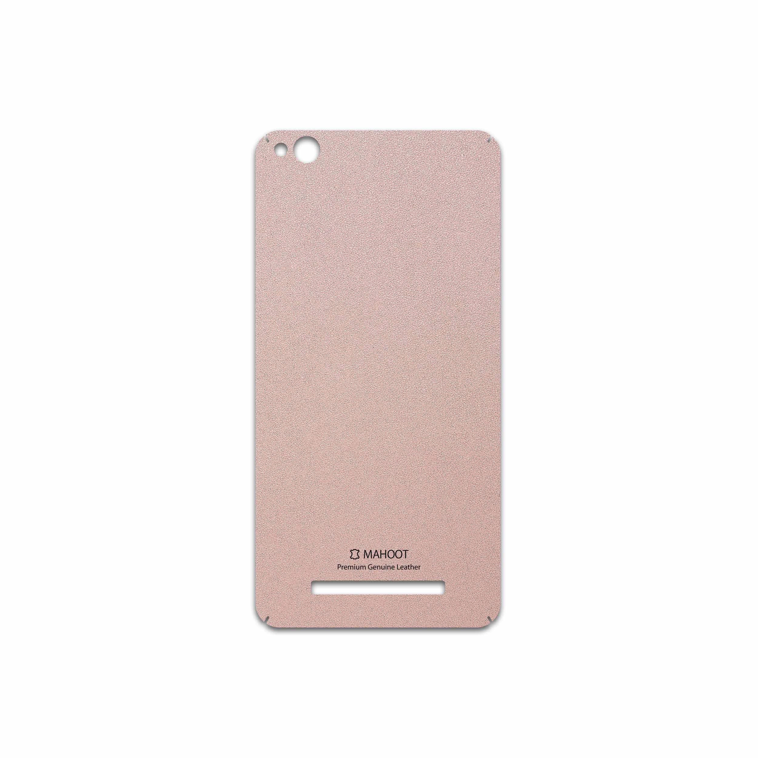 برچسب پوششی ماهوت مدل Rose Gold Leather مناسب برای گوشی موبایل شیائومی Redmi 4A
