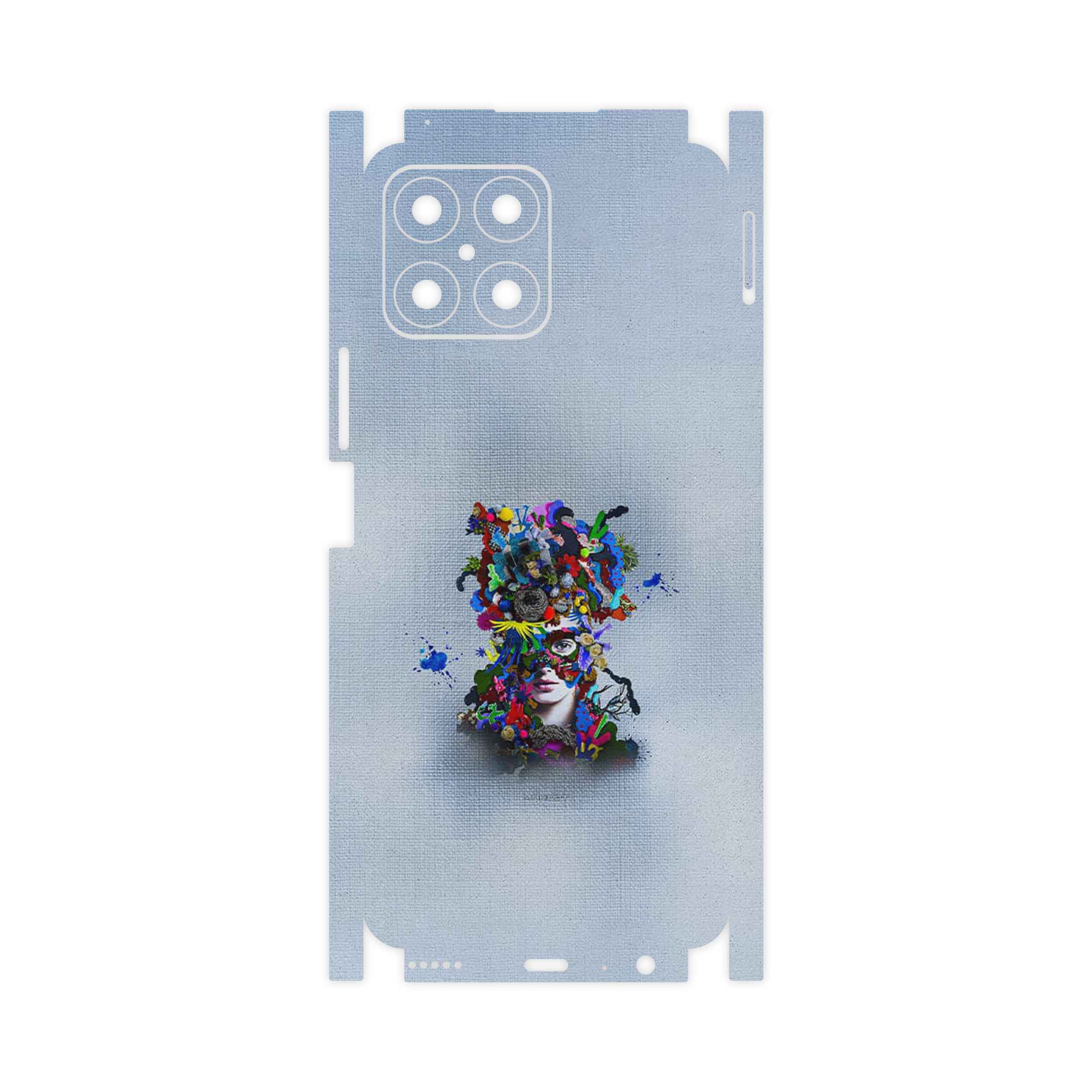 برچسب پوششی ماهوت مدل Collage of surreal Portrait of Women 4-FullSkin مناسب برای گوشی موبایل آنر X8